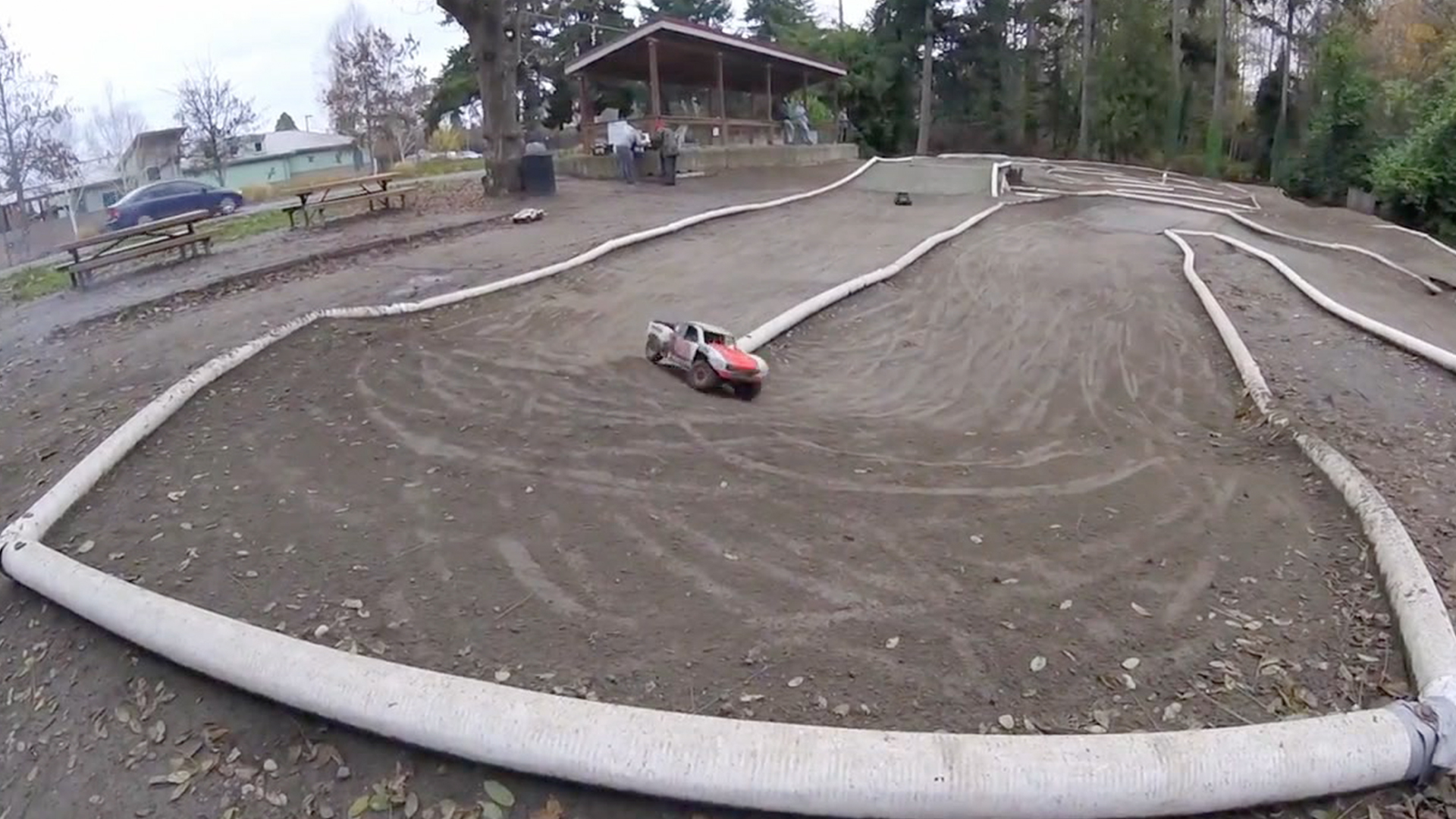 homemade rc car track