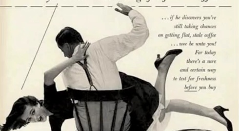 History of women's advertising picture