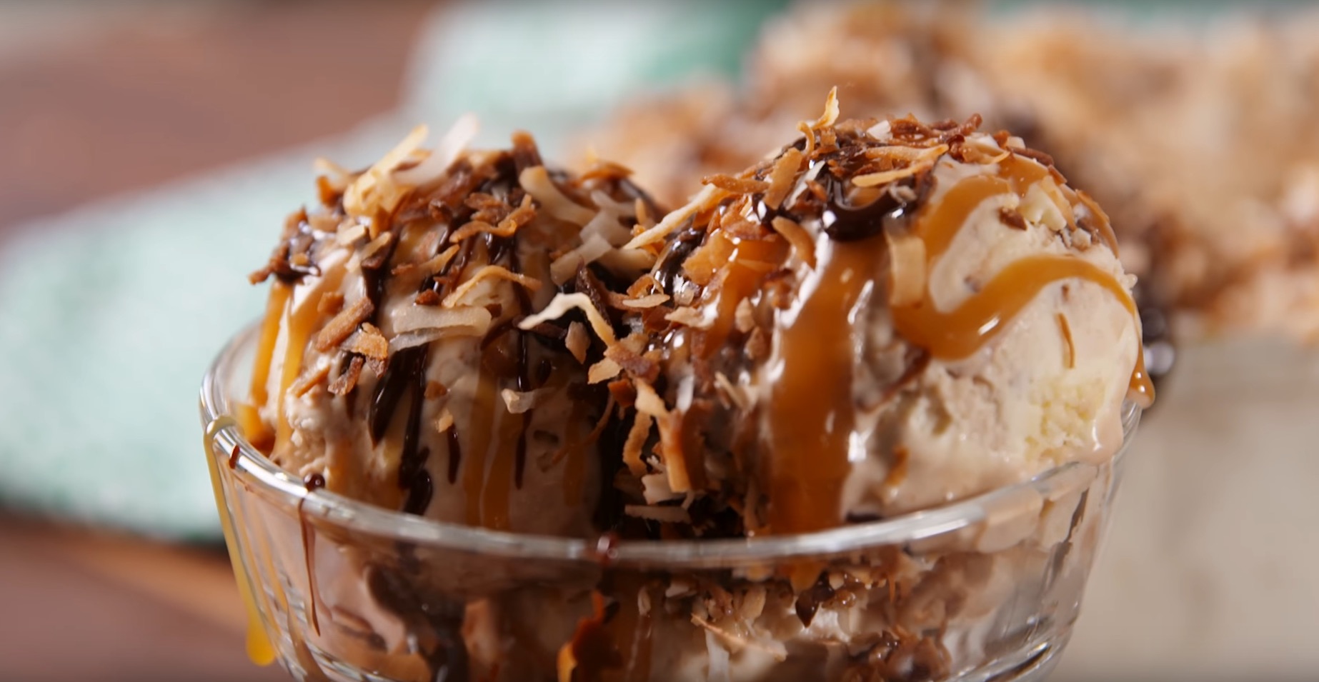 delicious decadent diy samoa ice cream recipe rtm rightthisminute