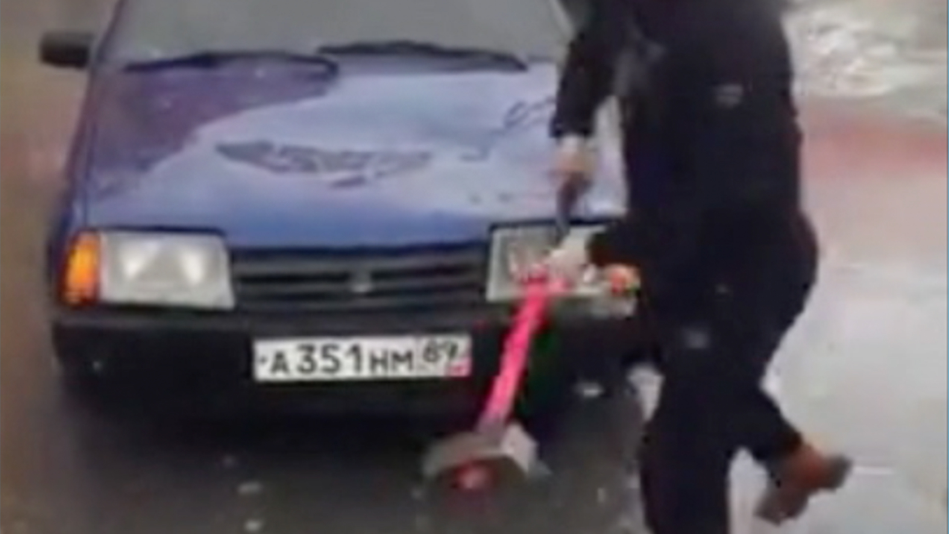 A Sledgehammer, A Car, And A Whole Lotta Road Rage RTM RightThisMinute