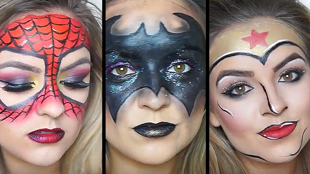 3 Killer Superhero  Makeup Looks  For Halloween  RTM 