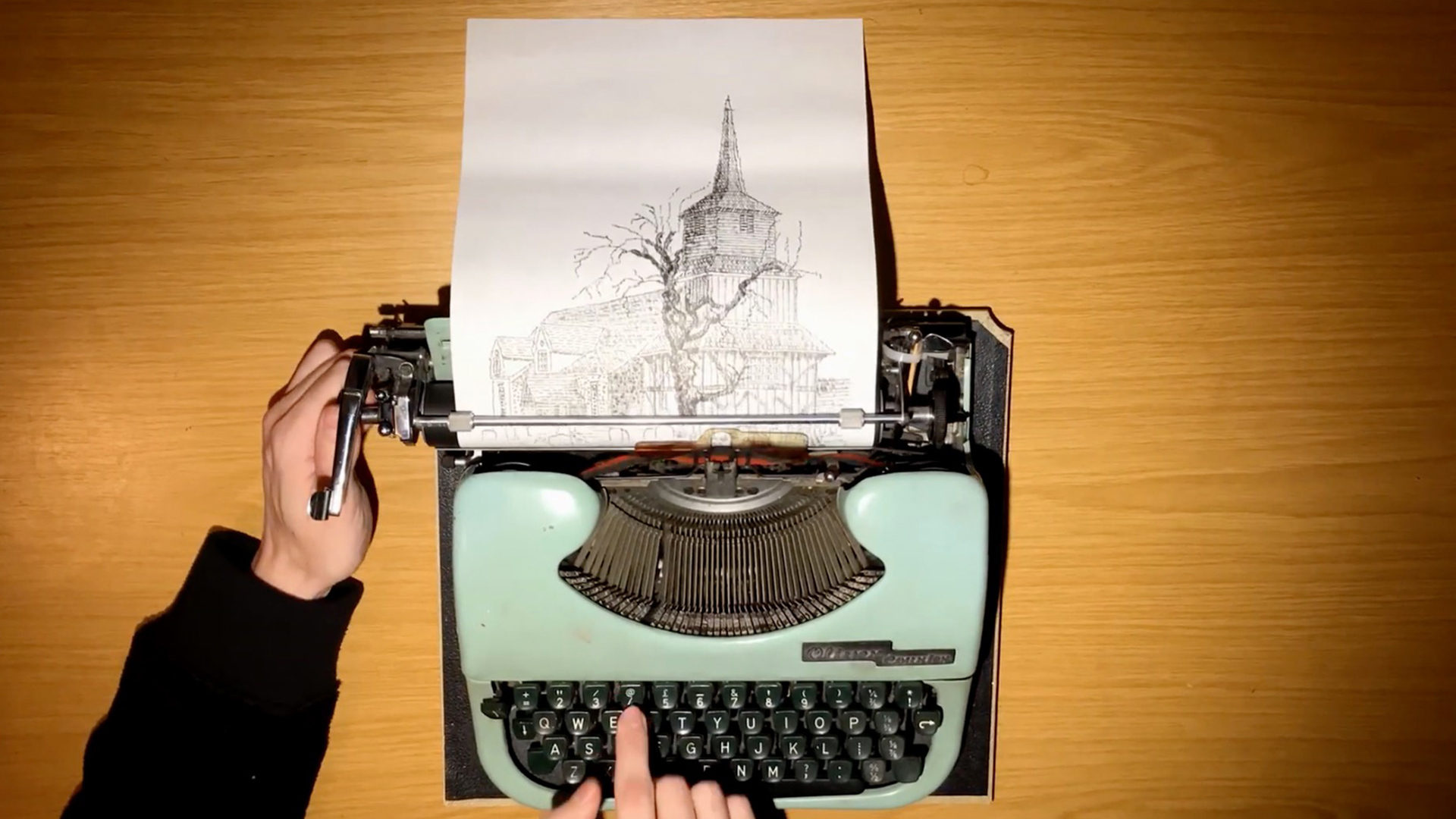 Artist Uses Typewriters To Create Beautifully Detailed Images RTM