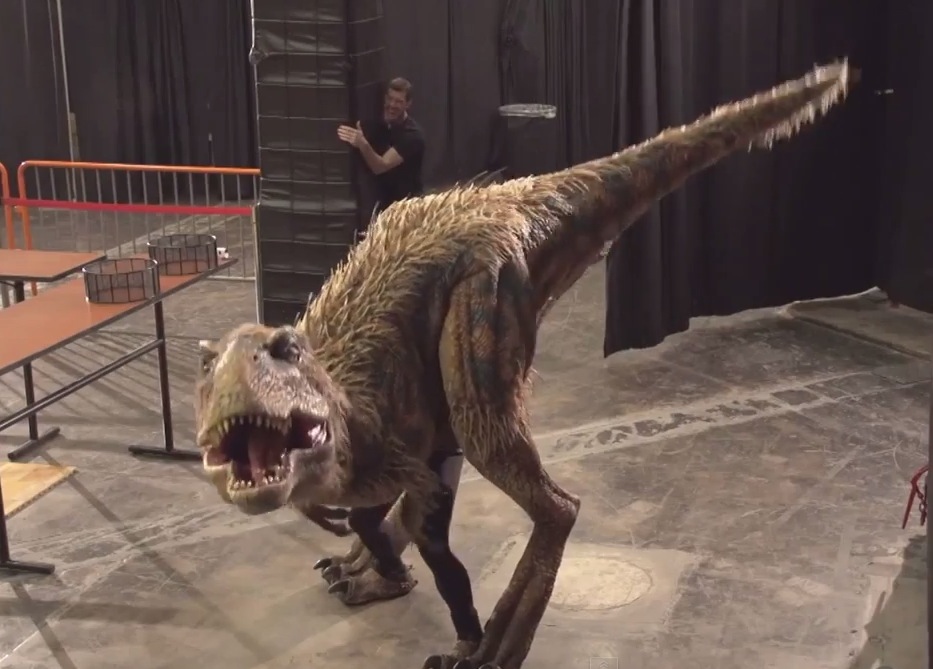 Baby TRex Scares the Swag Out of Basketball Players RTM