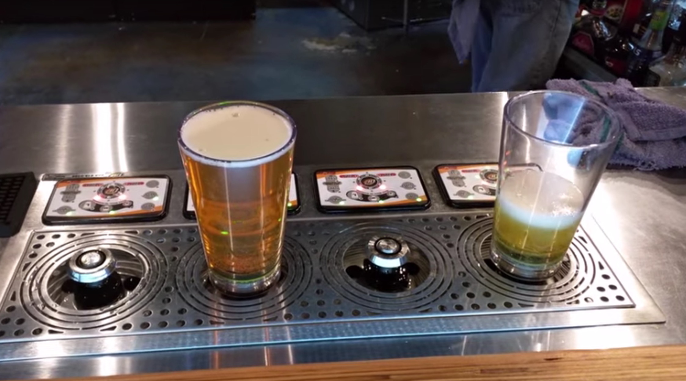 Bottoms Up One of the Most Unique Ways to Fill a Beer Glass RTM