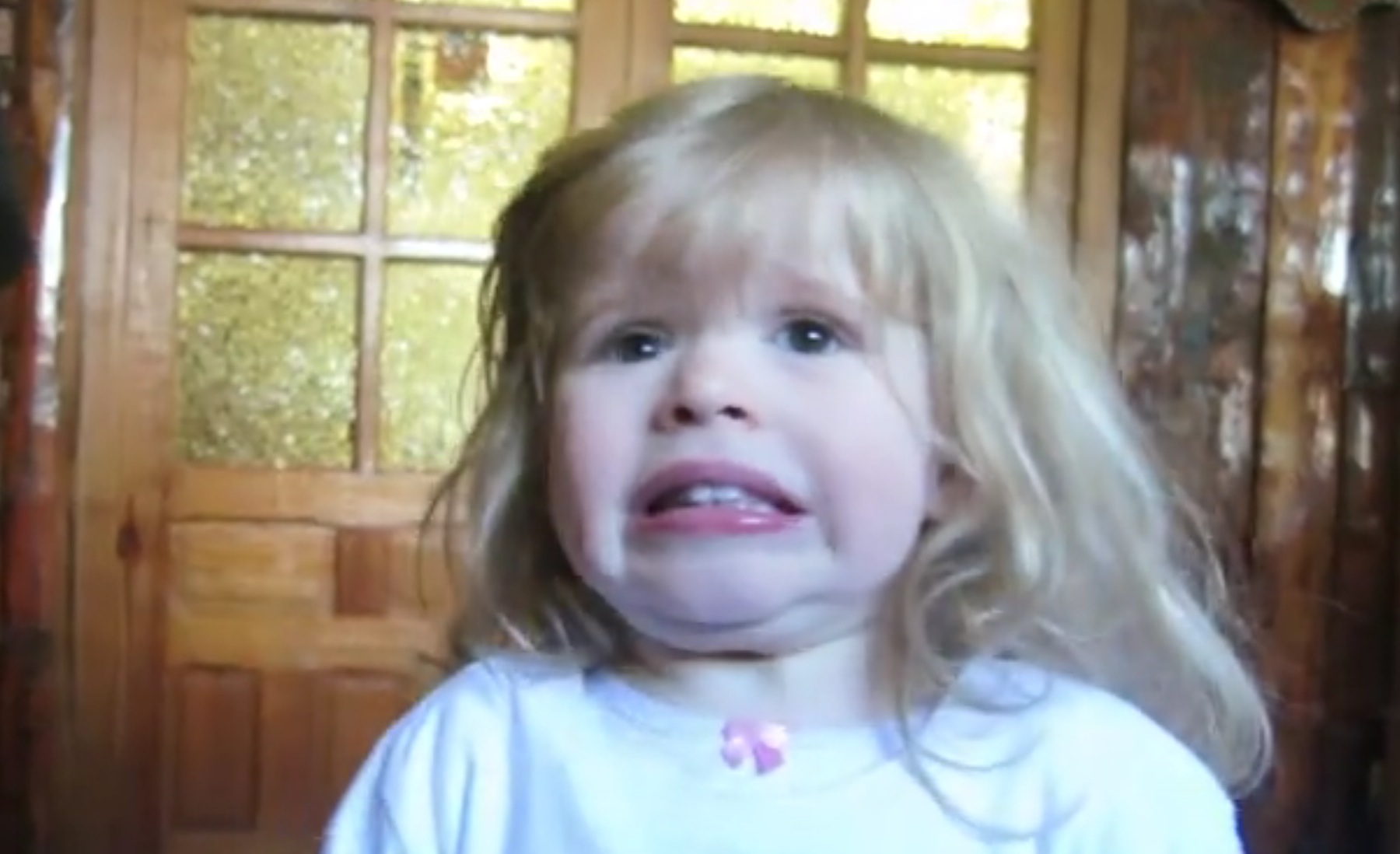 Cute Little Girl Trying To Be Dominant Telegraph