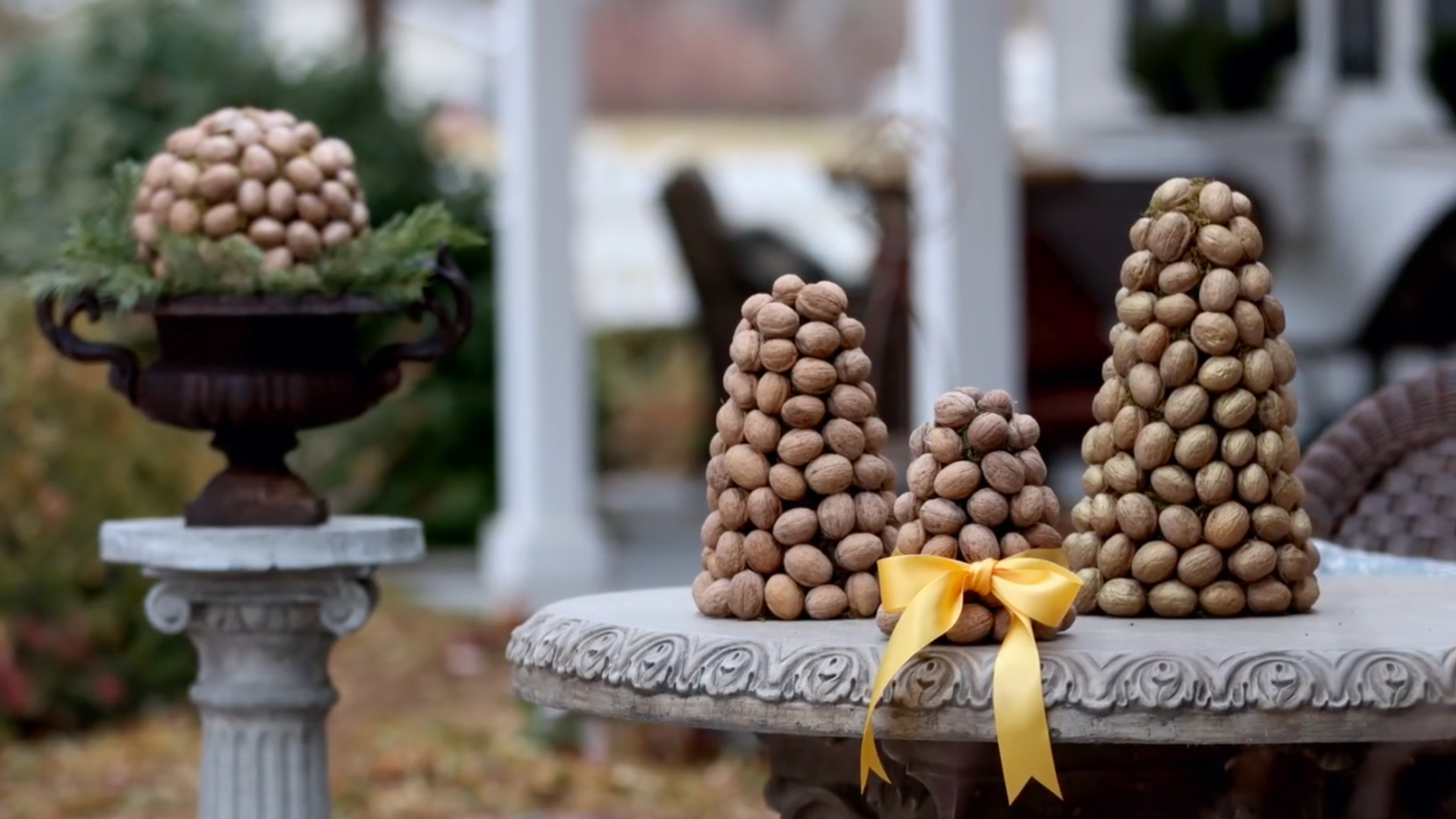 DIY Holiday Walnut Decor RTM RightThisMinute