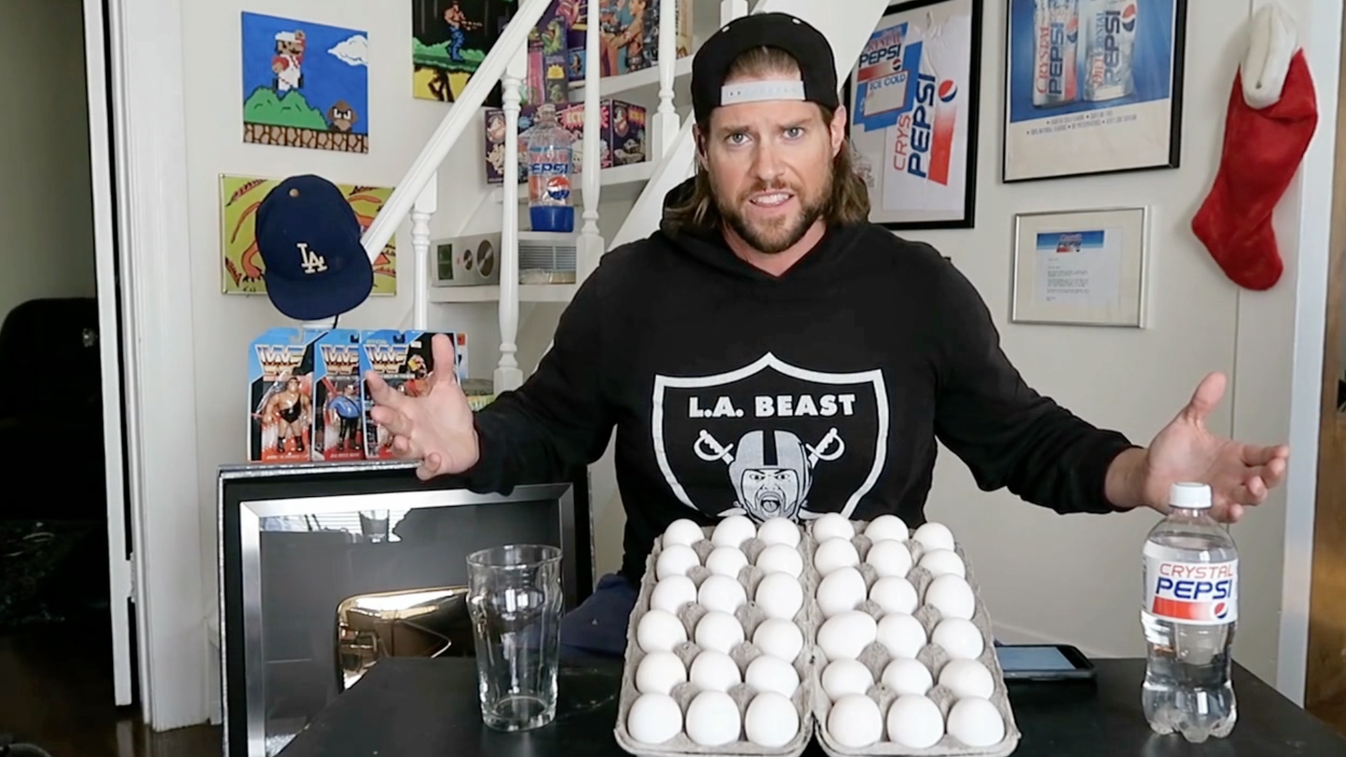Hungry 'LA Beast' Versus 36 Whole Eggs Who Will Win? RTM